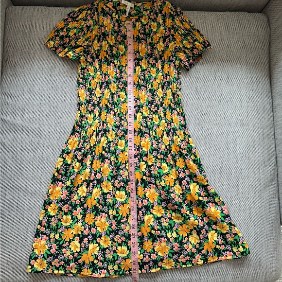 Maje Pleated dress in floral print - 1 - Picture 10 of 13